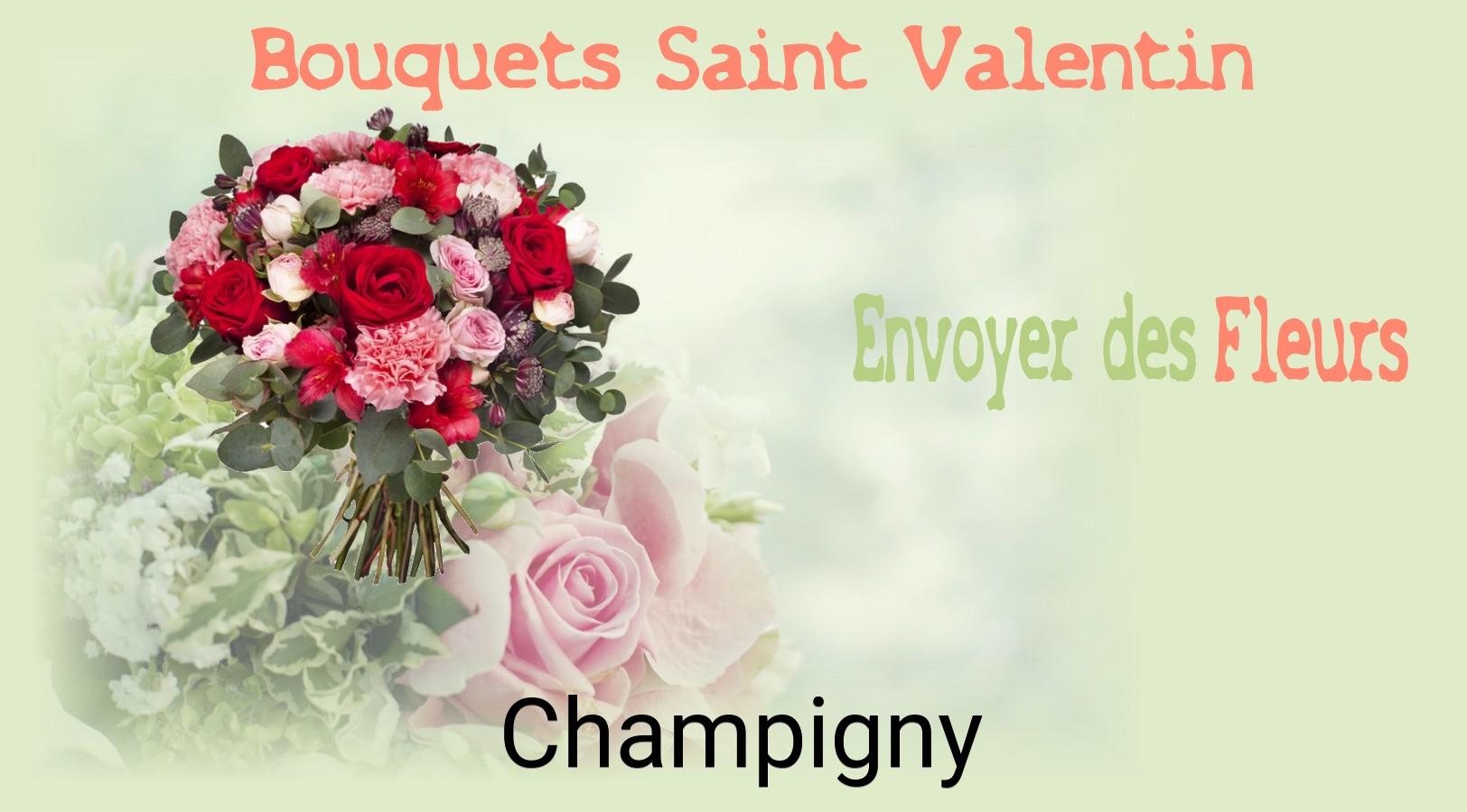 Roses de Saint-Valentin livrées à Champigny
